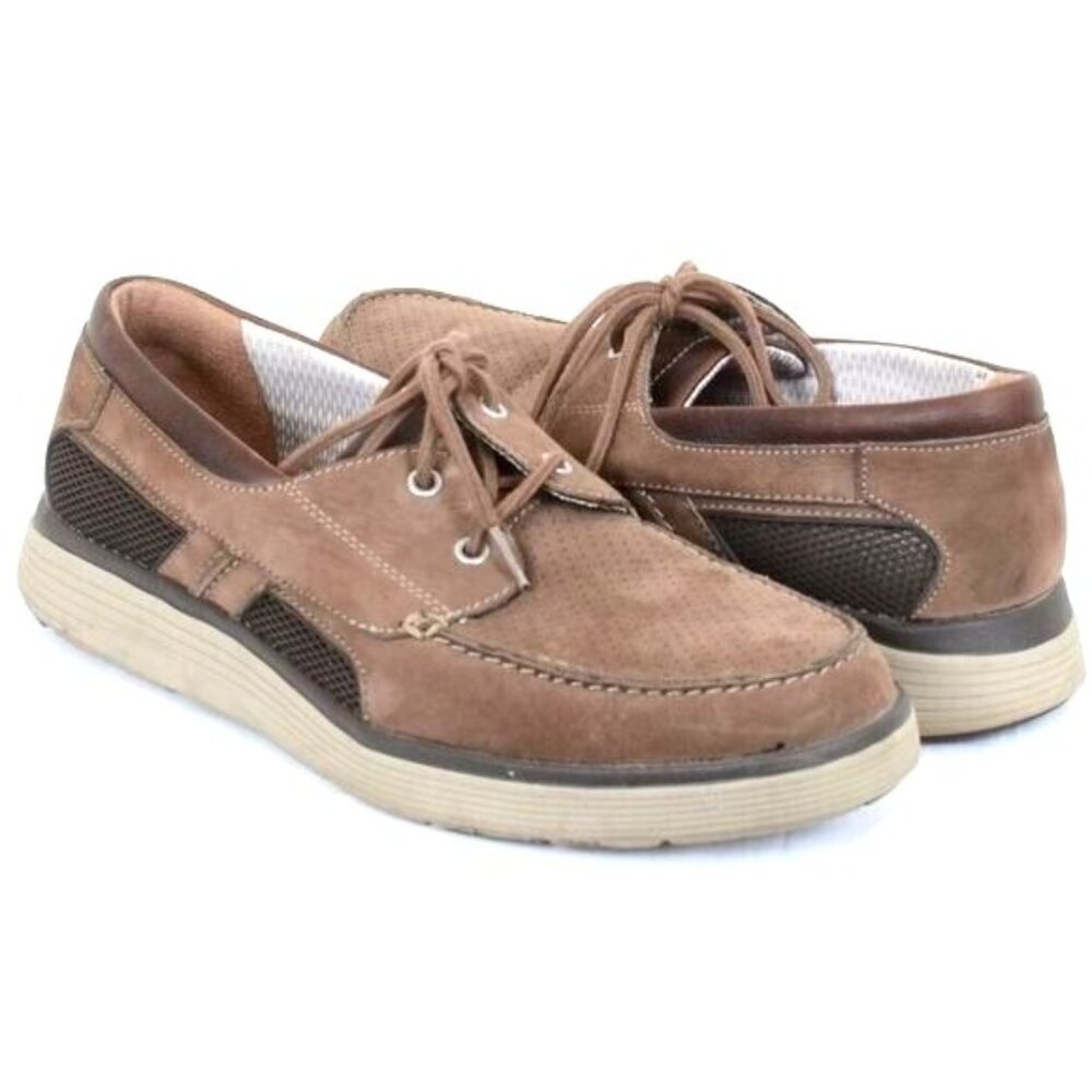 Clarks UnAbode Step Leather Boat Shoe Loafer Brogue Men's 11M Summer Vacay Shoes